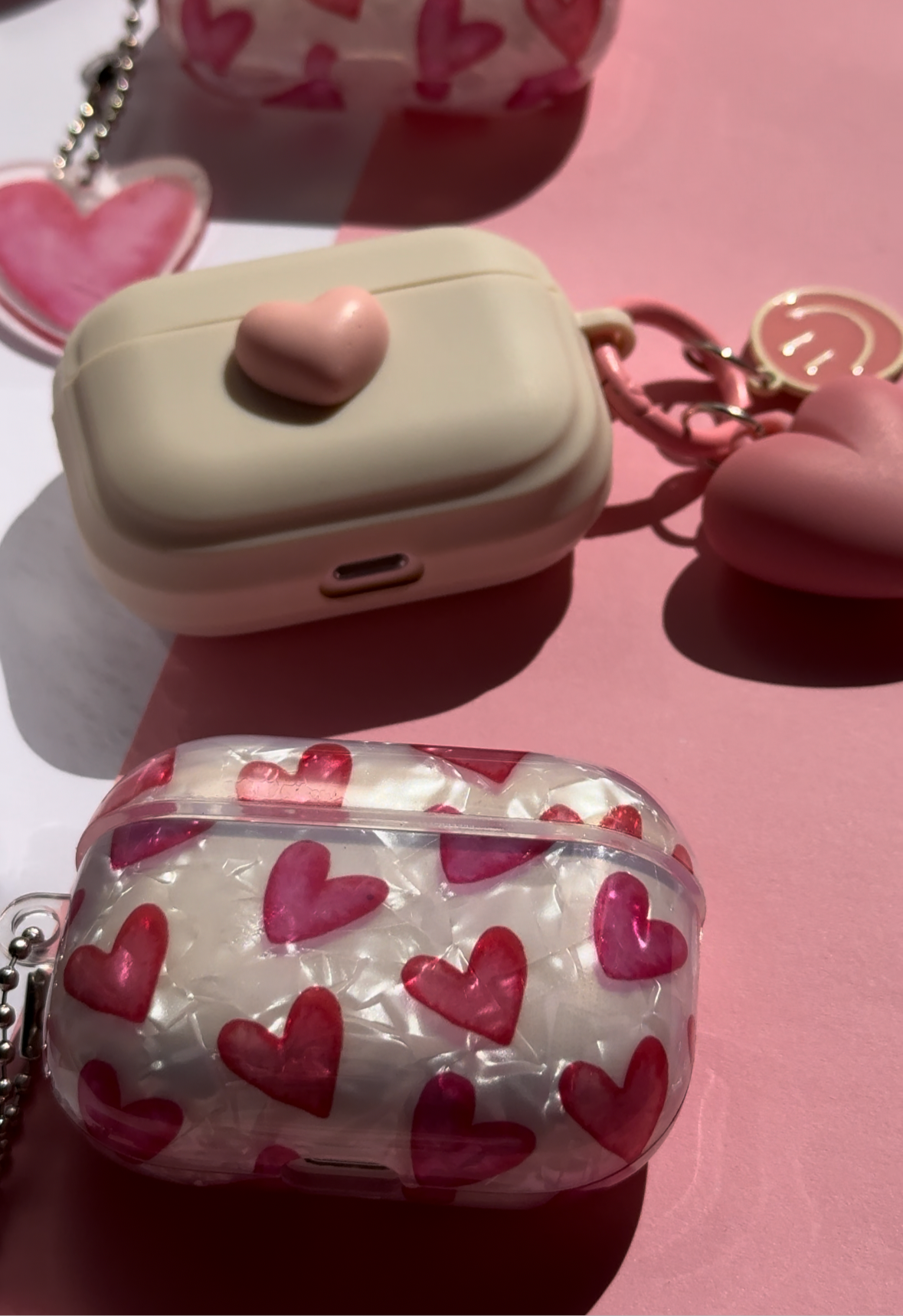 Fundas AirPods corazones ♥️