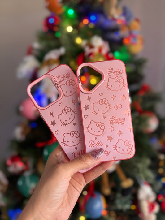 Case Hello Kitty Pink (solo disponible para la nueva línea iph16)