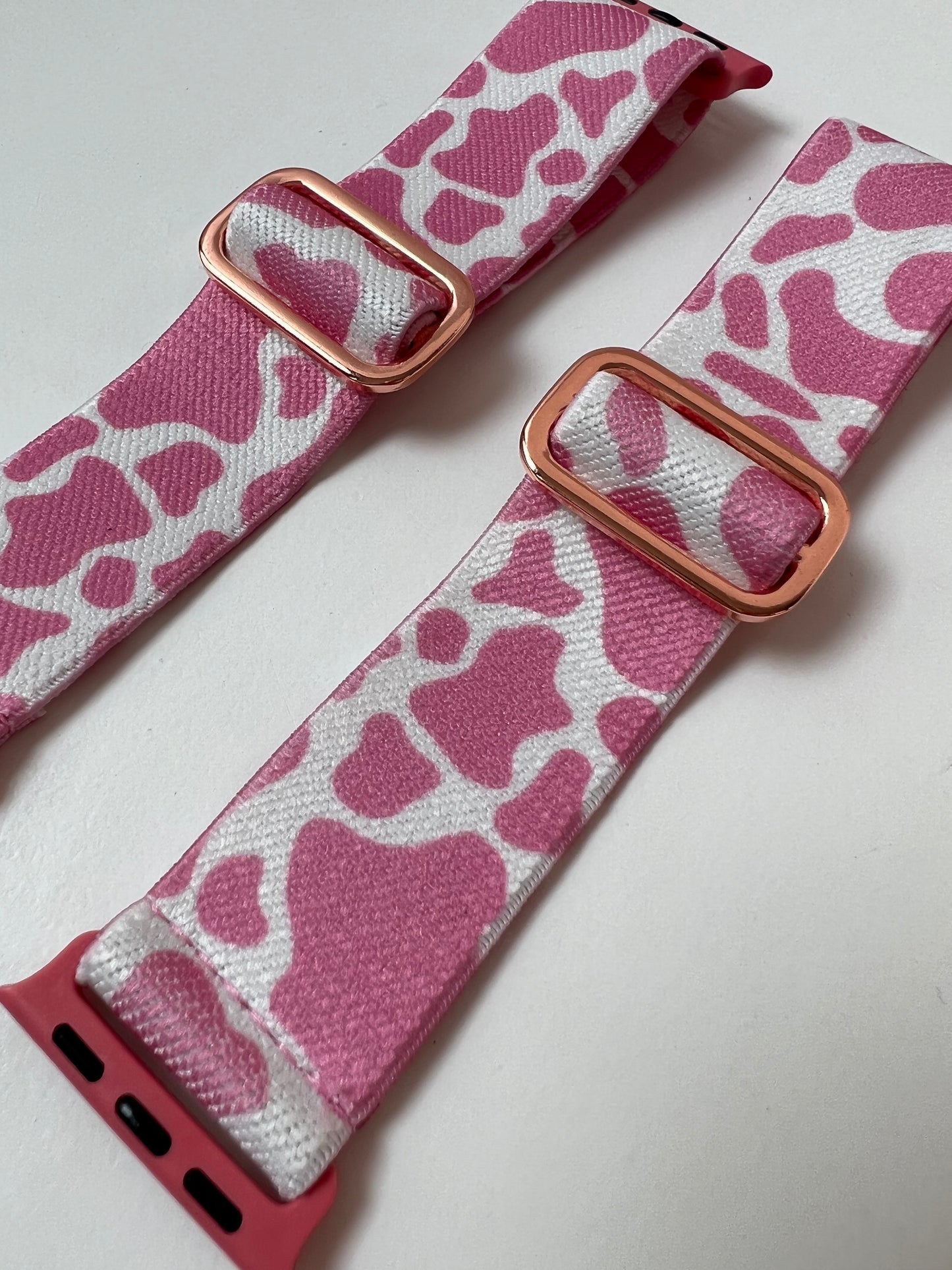 Correa diseño vaquita pink para AppleWatch