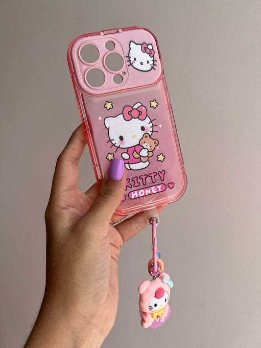 Carcasa Hello Kitty con colgante 💖