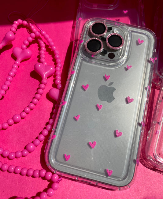 Carcasa más strap Corazón Pink💕