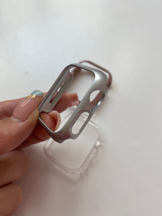 Protectores de bordes para AppleWatch (plateado)✨