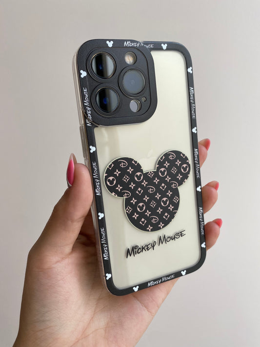 Carcasa Mickey Negro (transparente)