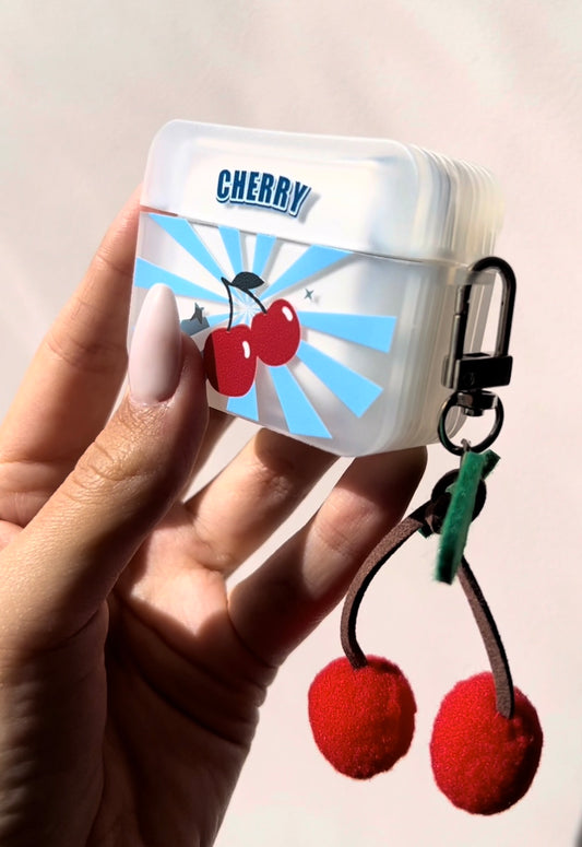 Funda protectora de AirPods Cherry