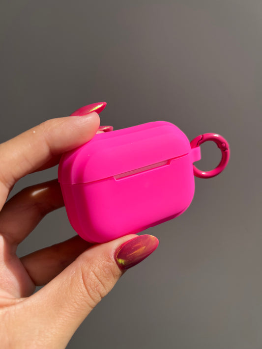 Funda AirPods Simple Fucsia 🩷