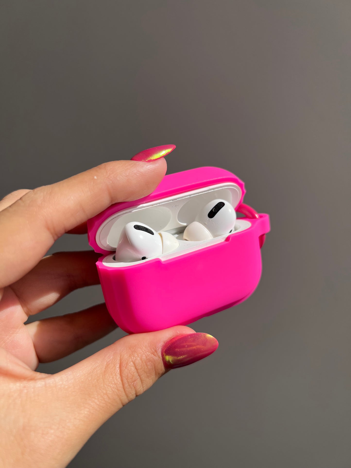 Funda AirPods Simple Fucsia 🩷