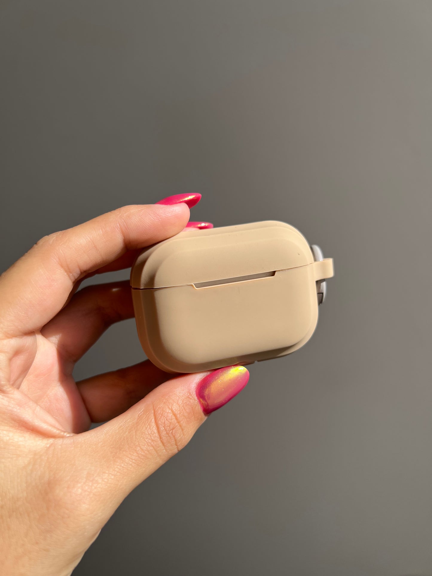 Funda AirPods Simple Nude 🤎