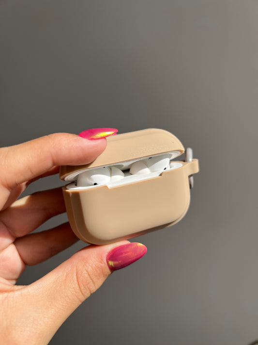 Funda AirPods Simple Nude 🤎