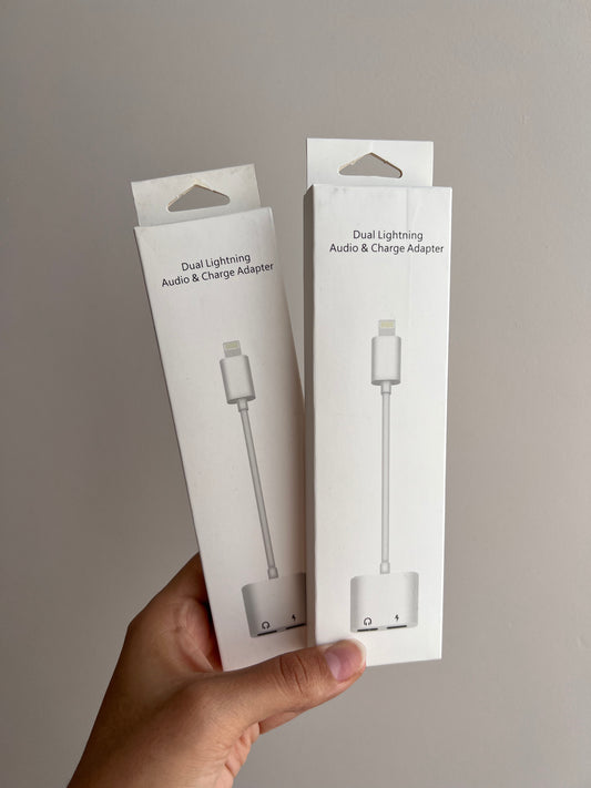 Adaptador de audio Lightning/Lightning